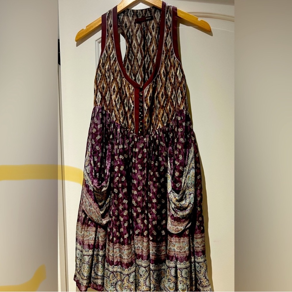 Bohemian %100 silk Marni dress